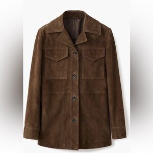Brand New Never Worn Mango Selection Goatskin Suede Jacket